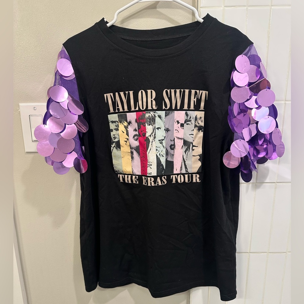 Taylor Swift Sequin Tee by Fringe + Co